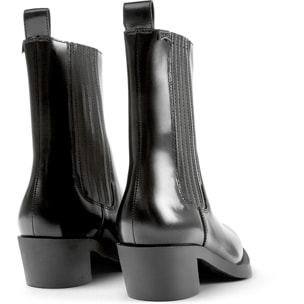 Botines - CAMPER Bonnie - Negro - Cuero liso