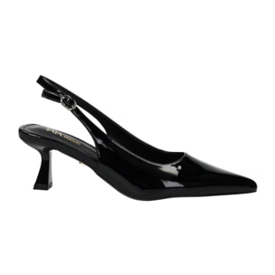 Décolleté sling back Donna Tata Italia Nero