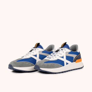 Sneakers Diseño Urbano Verde Kaki y Arena MUNICH DYNAMIX 15