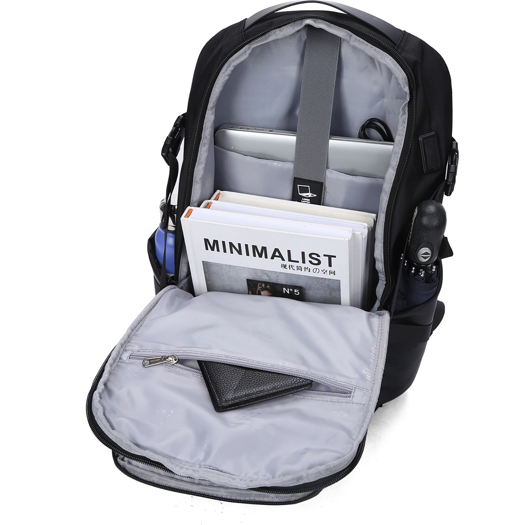 Zaino  da uomo Textile Polyester 29.5x47.5x13.5 cm