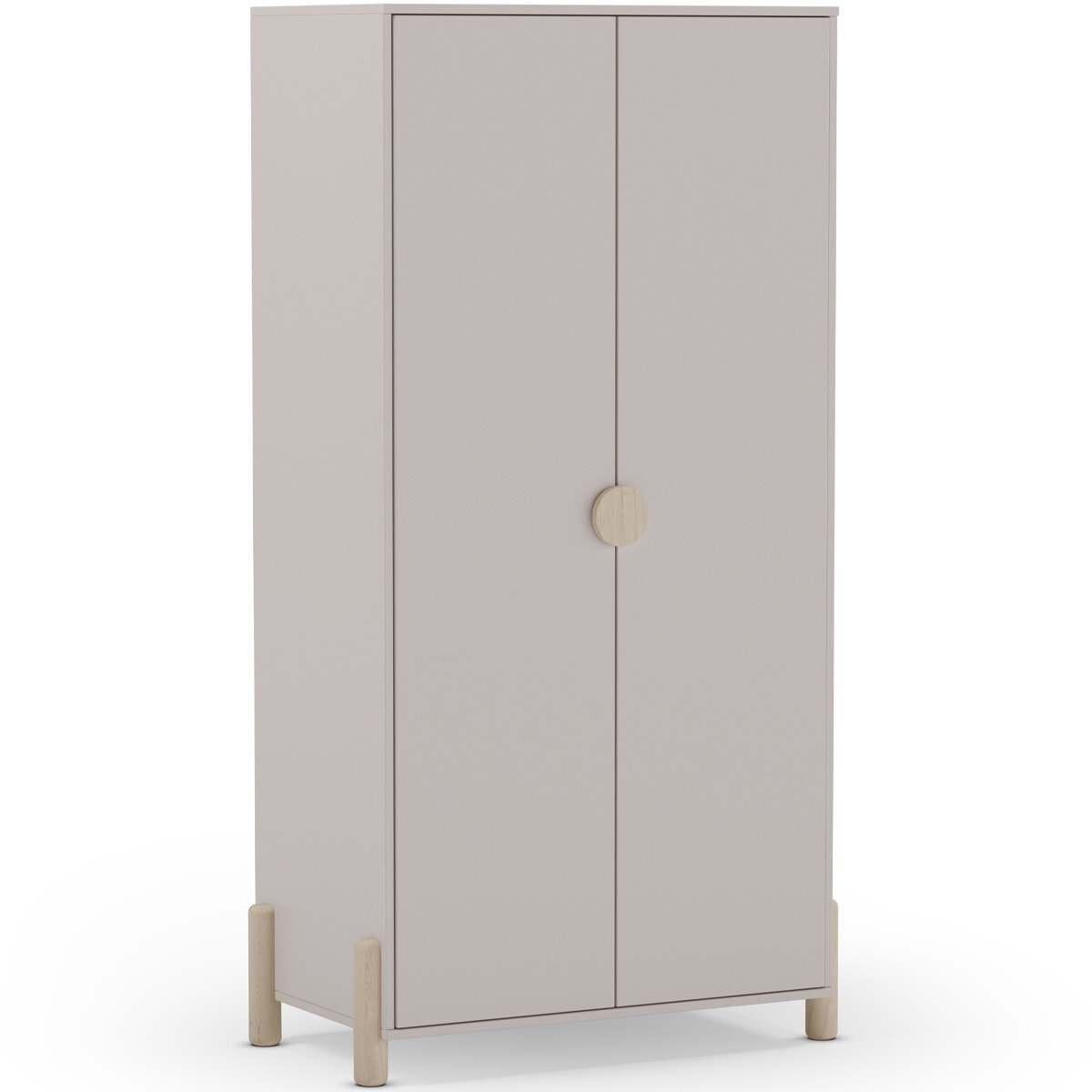 Armoire enfant 2 portes en bois - BASTIEN