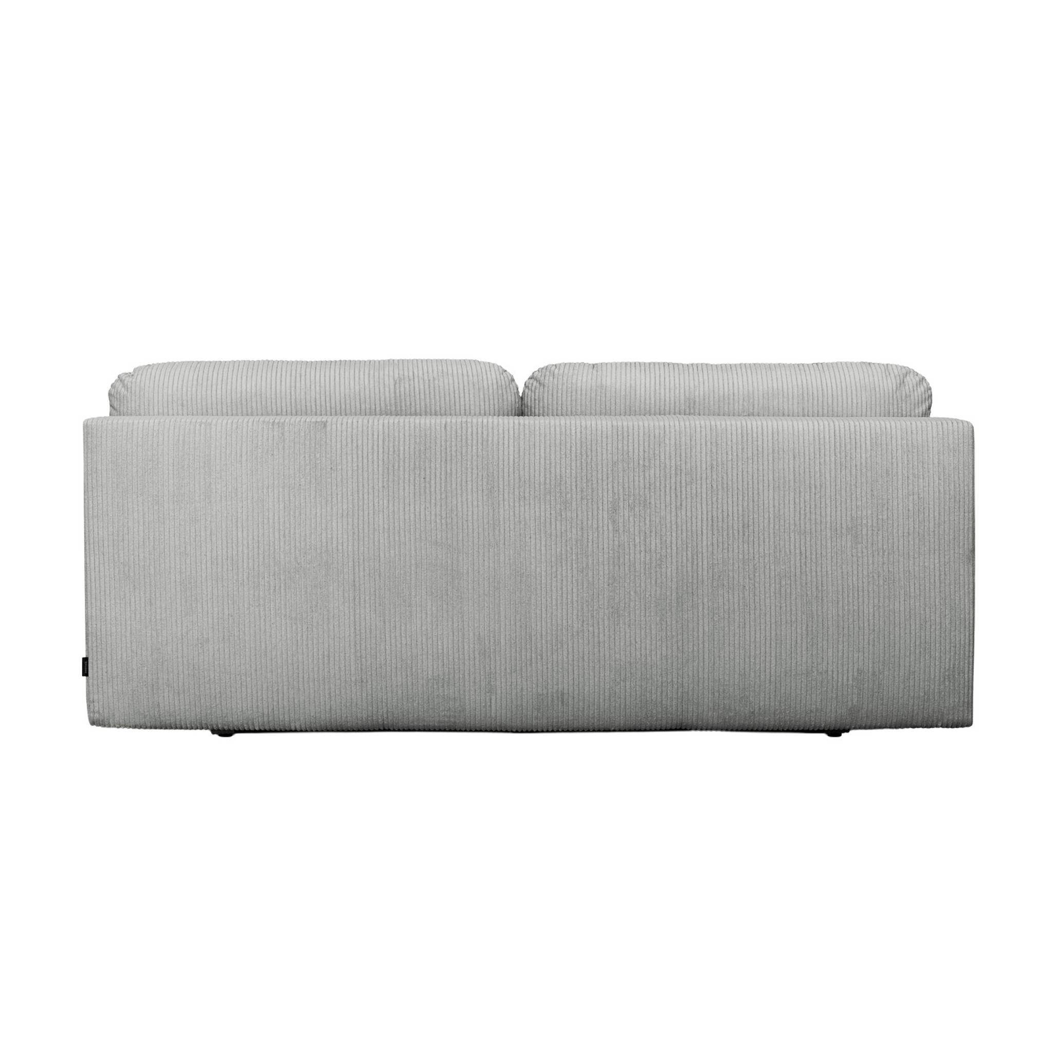 Banquette convertible 3 places velours côtelé avec coffre SELMA