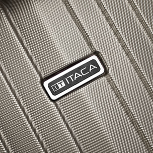 Juego De Maletas Rígidas Abs Itaca Sevron Champagne