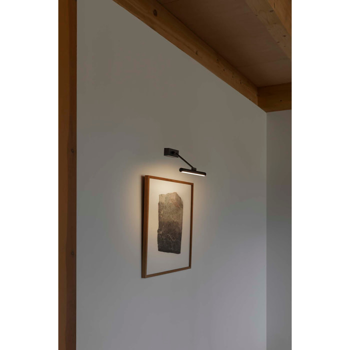 MAGRITTE 300 Lámpara iluminacuadros negro