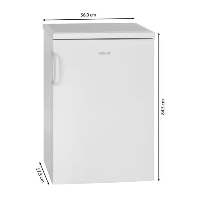Réfrigérateur 120L Blanc Bomann KS2194-1-Blanc