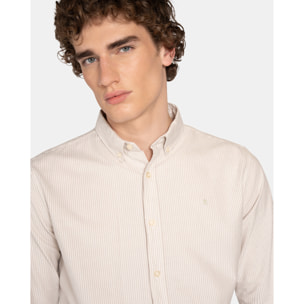 CAMISA MONACO STRIPED OXFORD