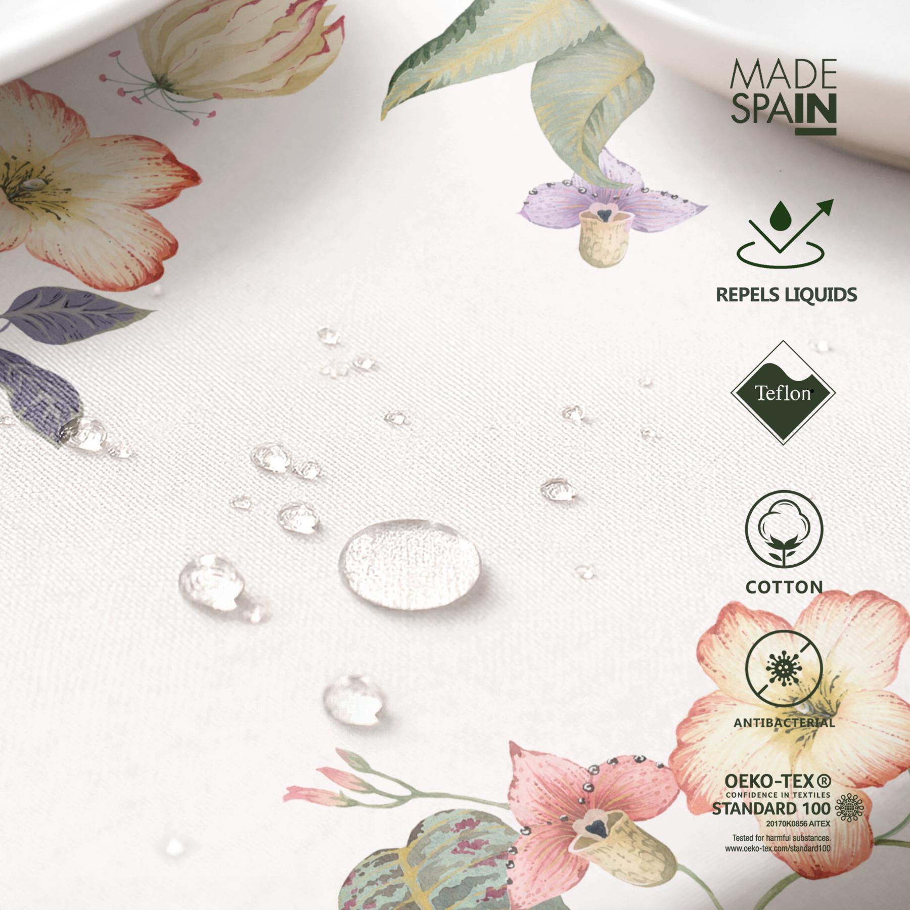 Nappe imprimée anti-tâches LIRIOS MULTICOLORE