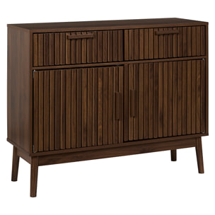 Buffet - HOME DECO FACTORY - Klaus - Élégant - Fonctionnel - Marron