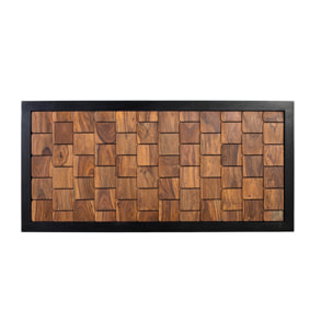 Cabecero de Madera de Mango, Palisandro 170 Cm Estilo Contemporáneo