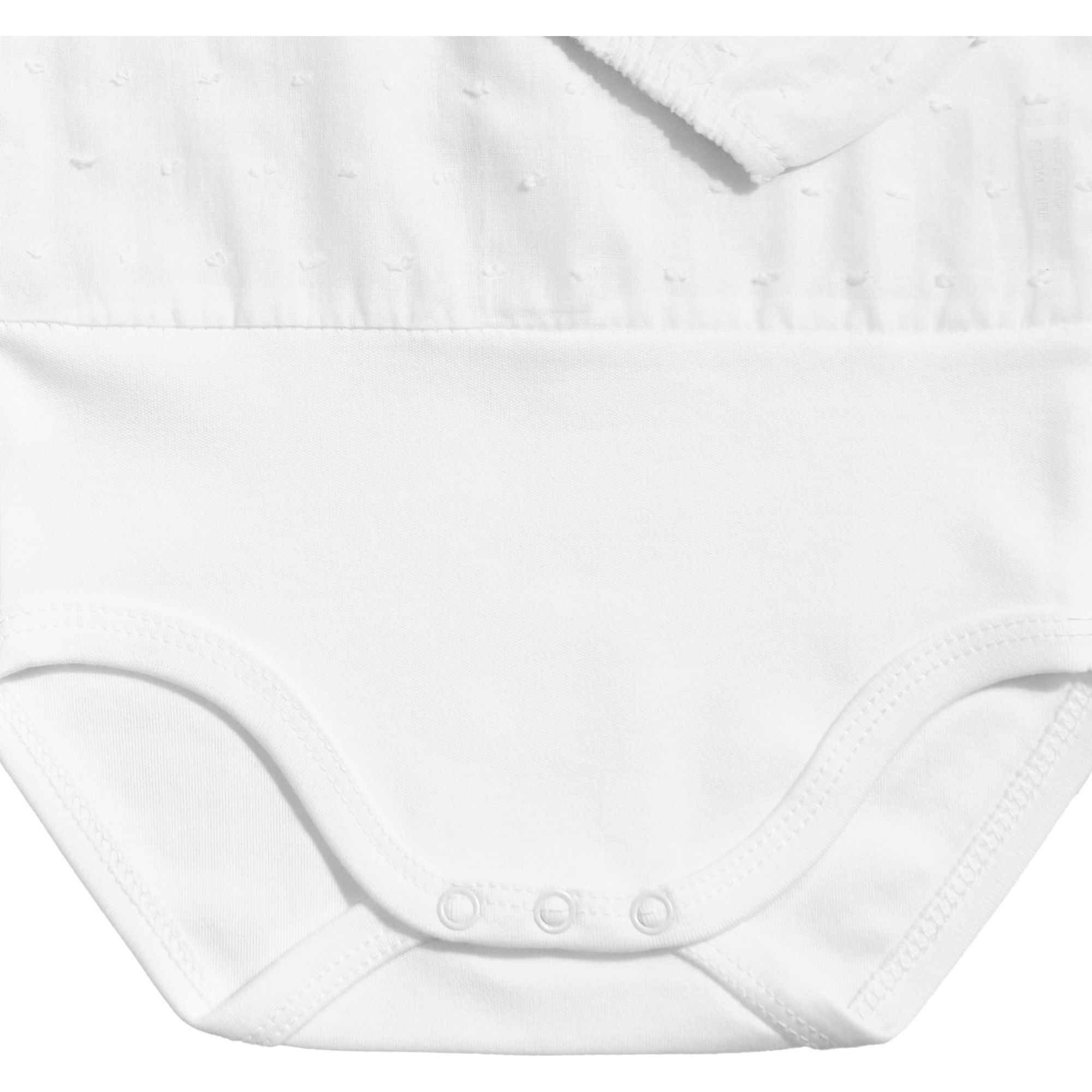 Body bebé manga larga plumetti cuello