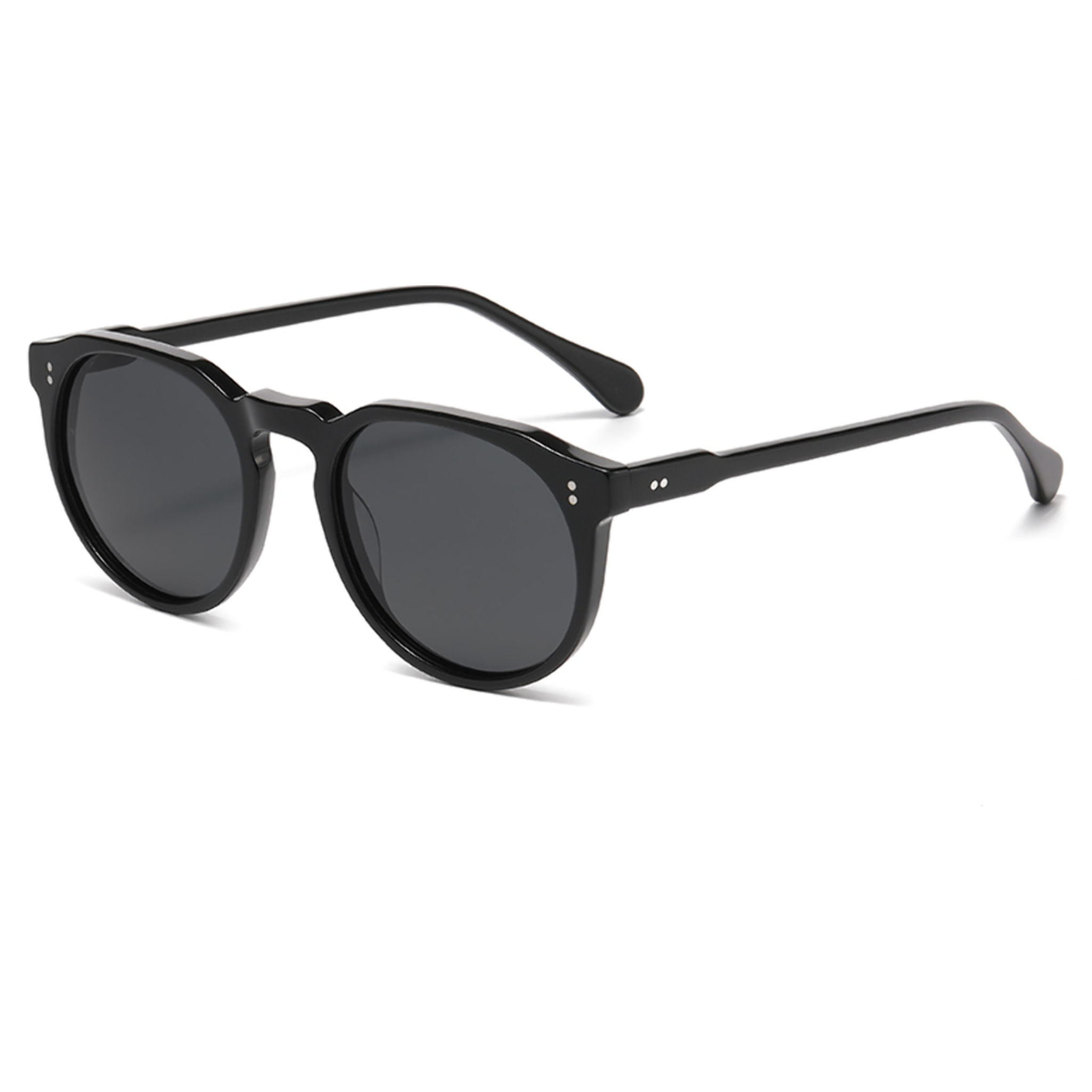 Gafas de sol PALO ALTO LOMBARD - Negro brillante / Polarizada ahumada