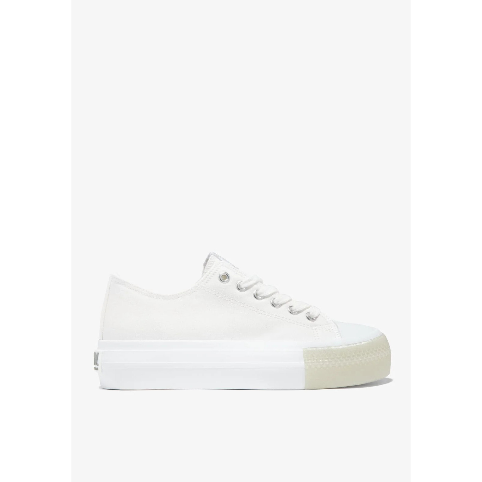 Zapatillas básicas blancas de lona