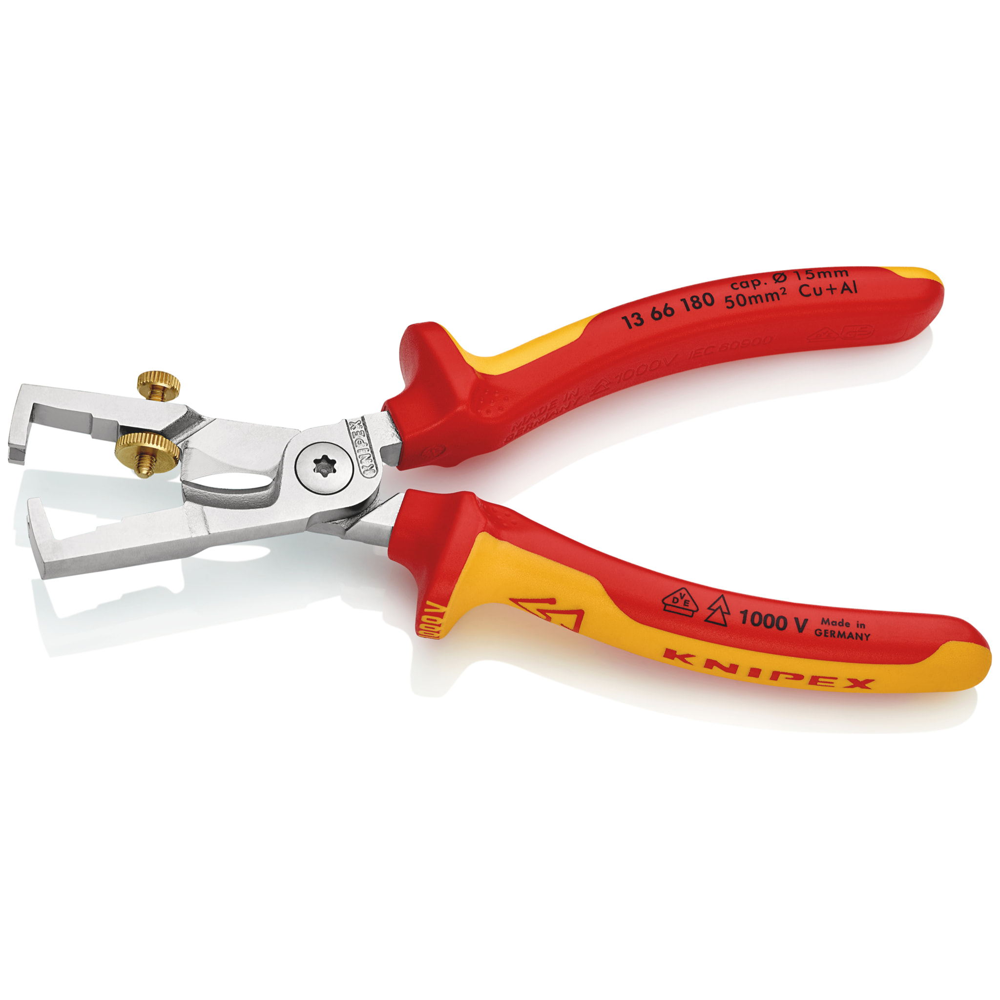 Pince à dénuder et coupe-câbles StriX - KNIPEX - 13 66 180