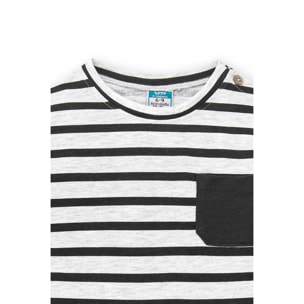 T-shirt Bambino Antracite Pocket