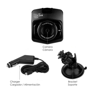 Videocamera Dashcam per auto CR3 V2 con schermo.