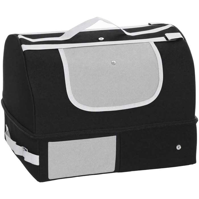 Litière voyage chat - bac à litière pliable portable imperméable zippé