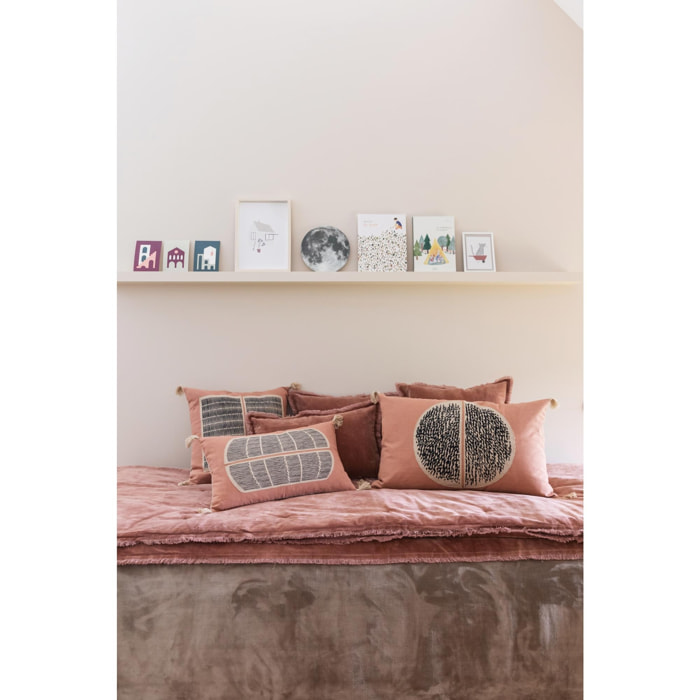 Coussin brodé Yaël