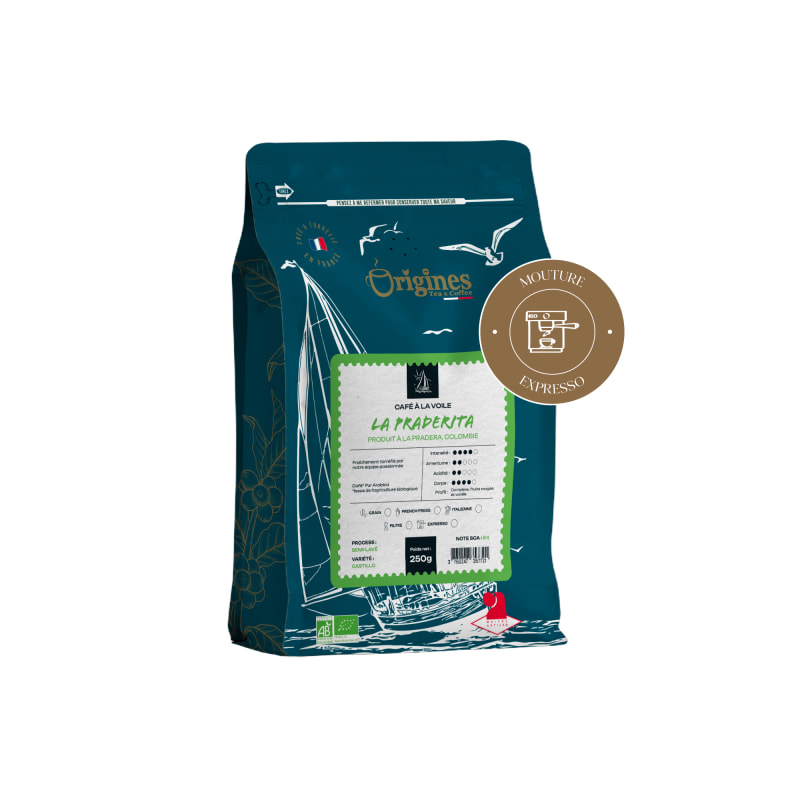Café Bio à la voile - la Praderita - Expresso 250g
