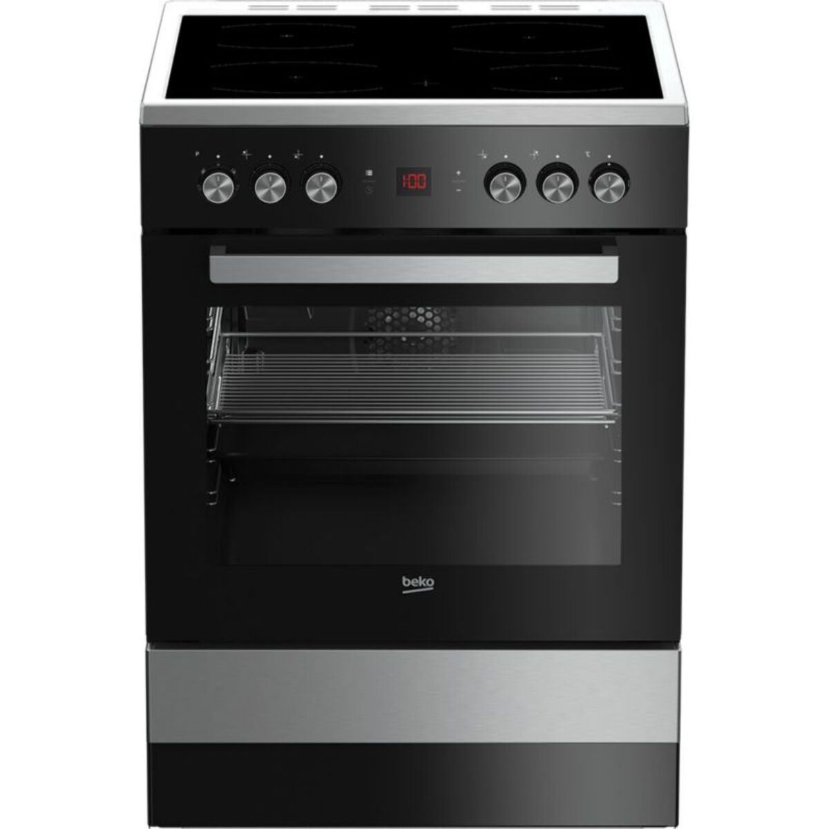 Cuisinière vitrocéramique BEKO FSE67301XCS