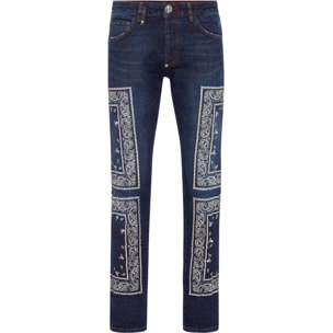 PHILIPP PLEIN Jeans Straight Cut PAISLEY
