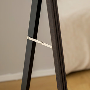 Miroir sur pied et mural pleine longueur 53 x 162 cm cadre pied effet bois