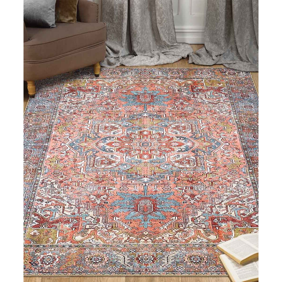 Tappeto Corridoio Ingresso Stile Persiano Multicolore