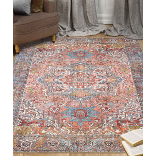 Tappeto Corridoio Ingresso Stile Persiano Multicolore