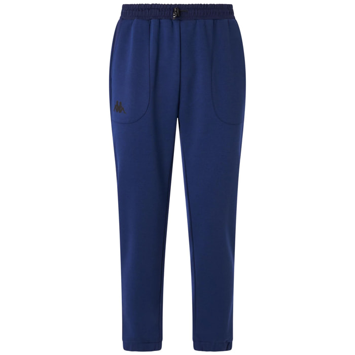 Kappa - Pantaloni Uomo Blu - Gesso