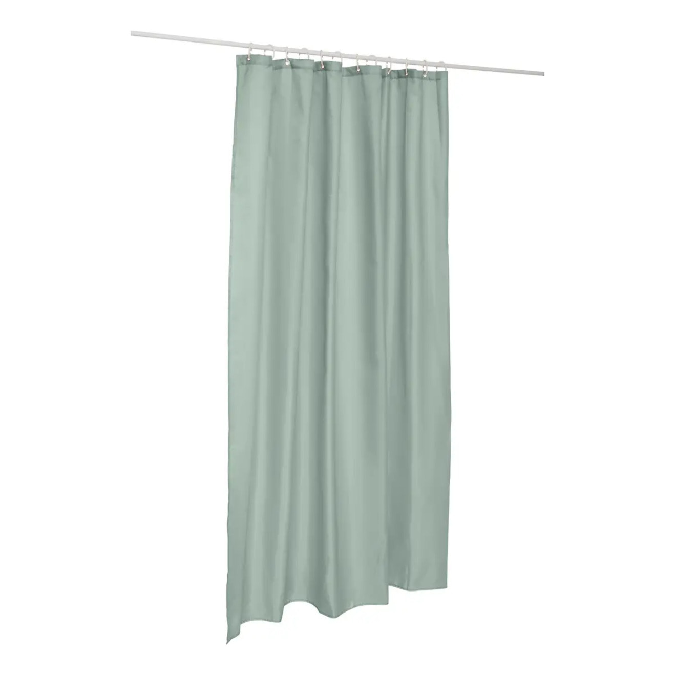 Rideau de douche Colorama 180x200cm vert céladon