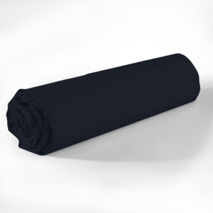 Drap Housse - Bonnet 28cm 100% Coton 57fils Noir