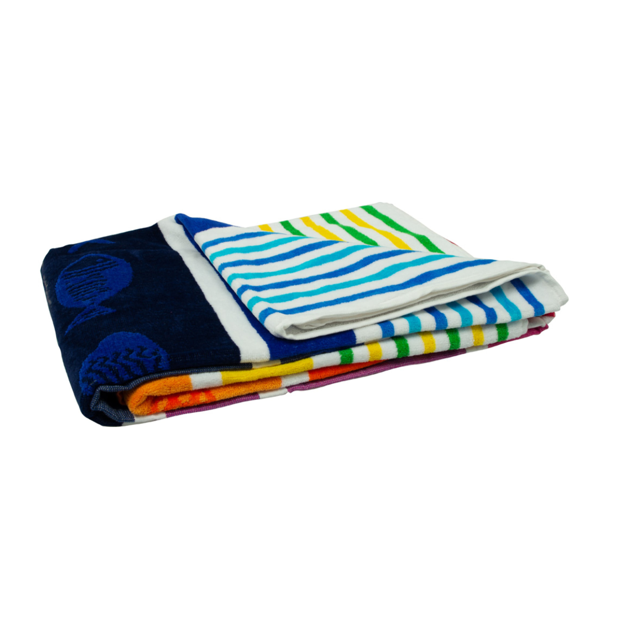 Telo Mare Spugna Jacquard Spiaggia Disegno Marsa Alam