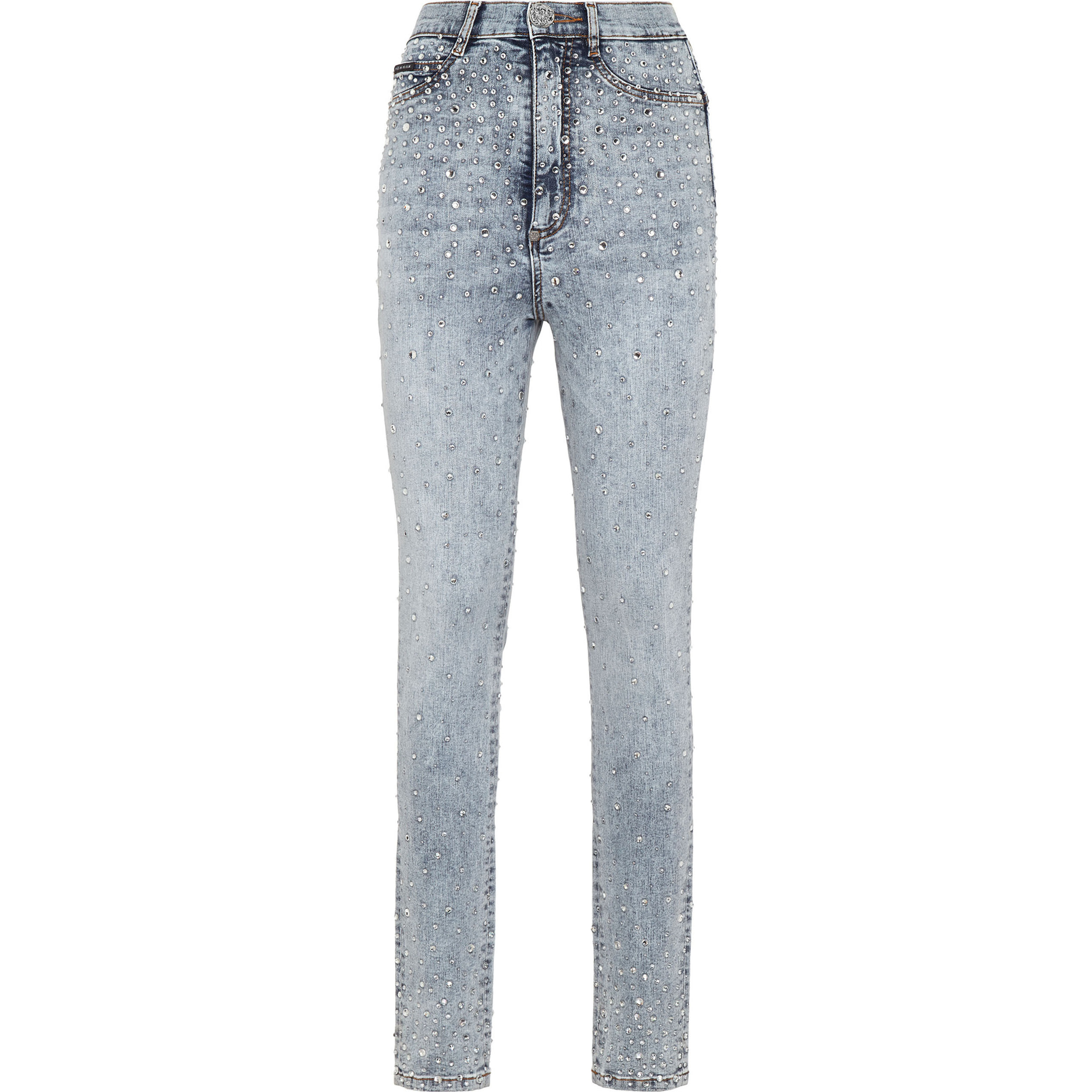 PHILIPP PLEIN Jegging a vita alta