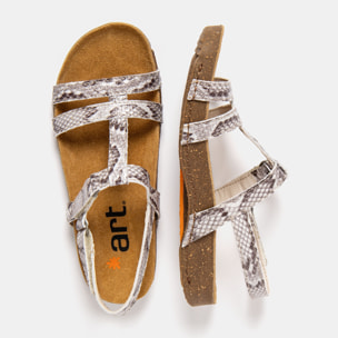 Sandalias 0946S SNAKE WHITE/ I BREATHE color White