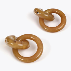 Orecchini Frontali in Acrilico