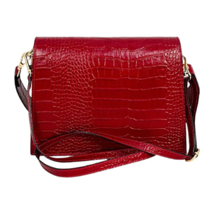 Bolso de hombro Cheval Firenze Penelope Rojo Oscuro