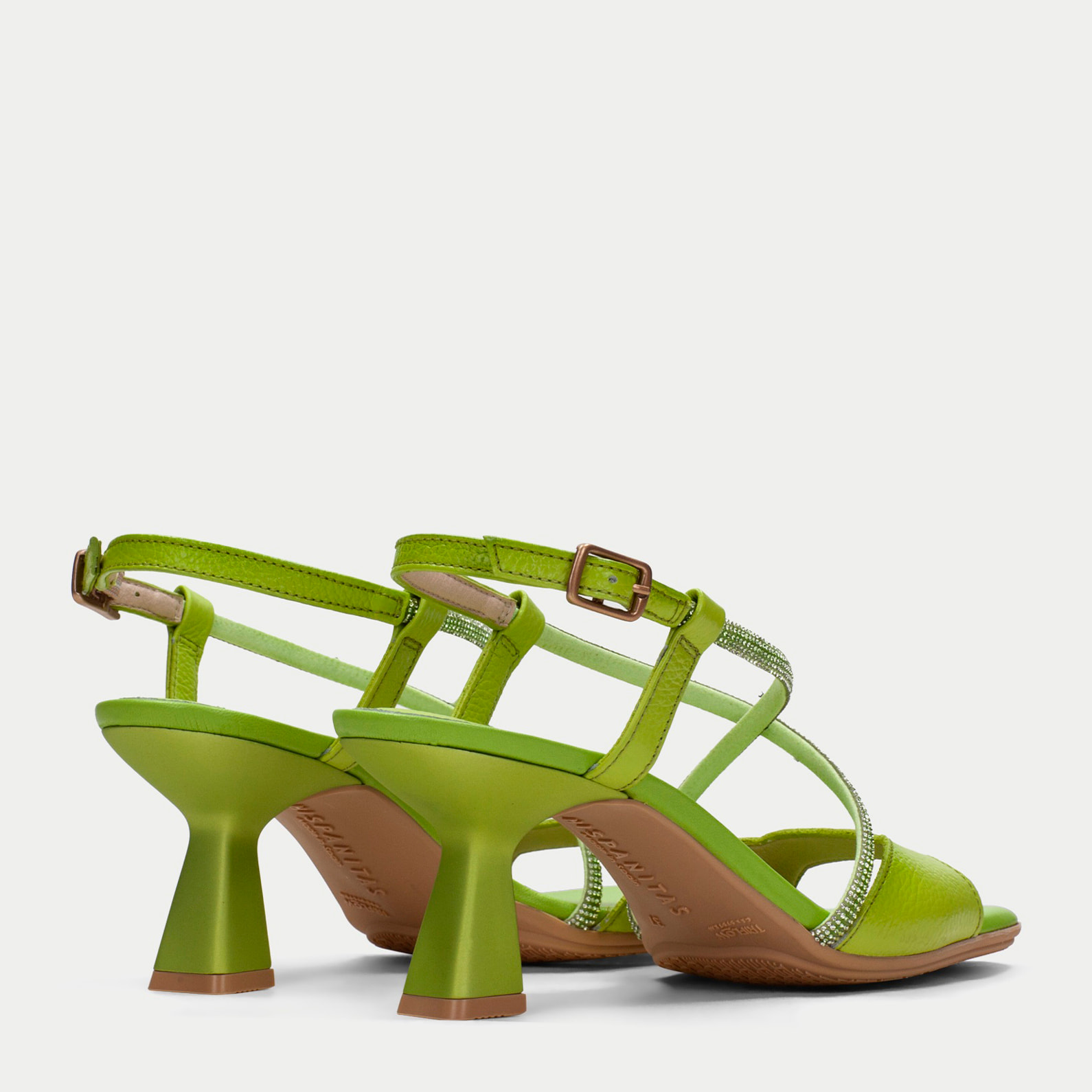 Sandalia Tacon Danielle Kiwi 6 cm
