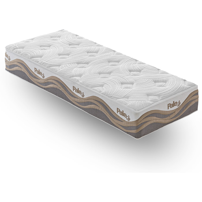 Materasso 90x190 Memory Foam - Alto 26 cm - Ortopedico - Rivestimento Polar Sfoderabile