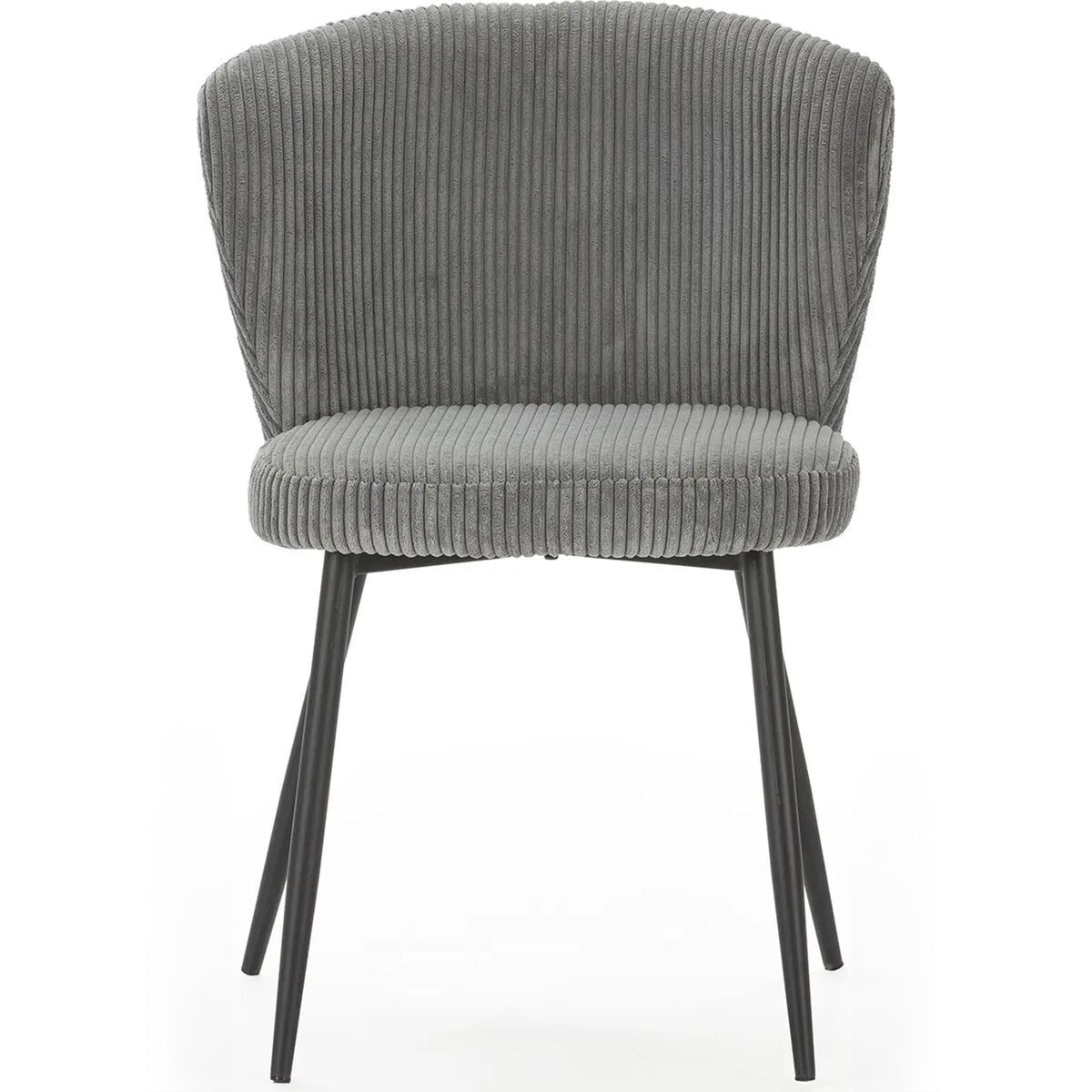 Lot de 4 chaises en velours côtelé - KLARA