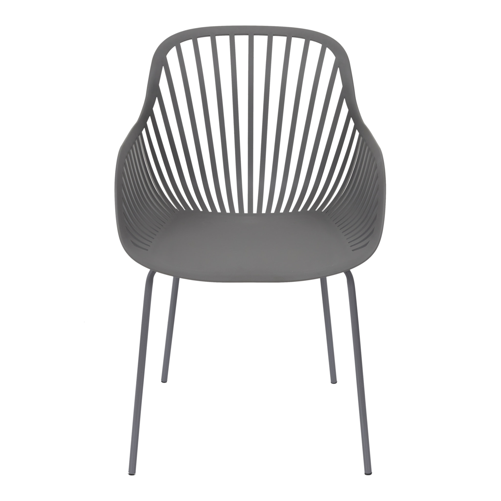 Lot de 2 Fauteuils - HOME DECO FACTORY - Ibiza - Extérieur - Gris