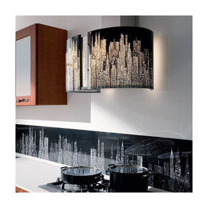 Hotte décorative îlot FALMEC MANHAT2281-CORMIRA2282
