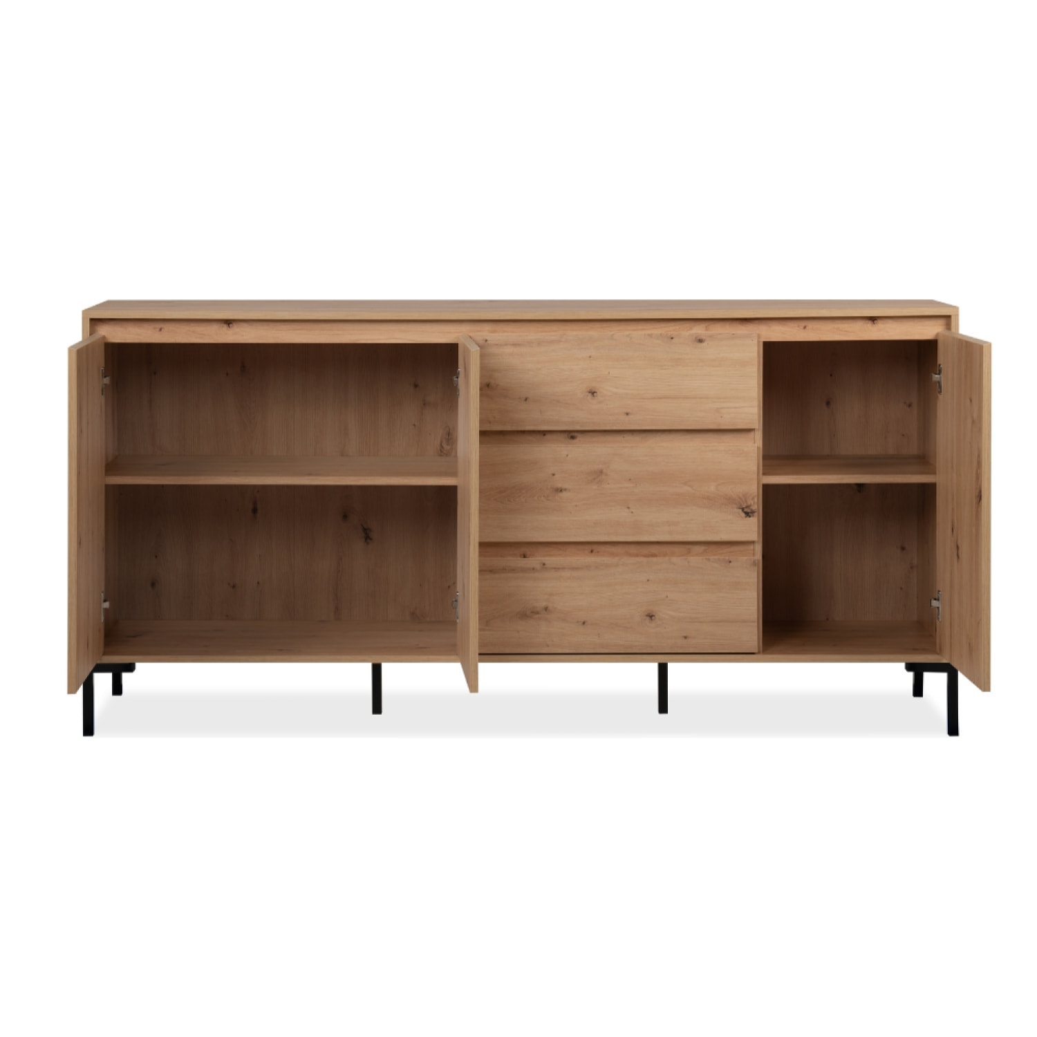 Buffet en bois avec placards et tiroirs ANTILA