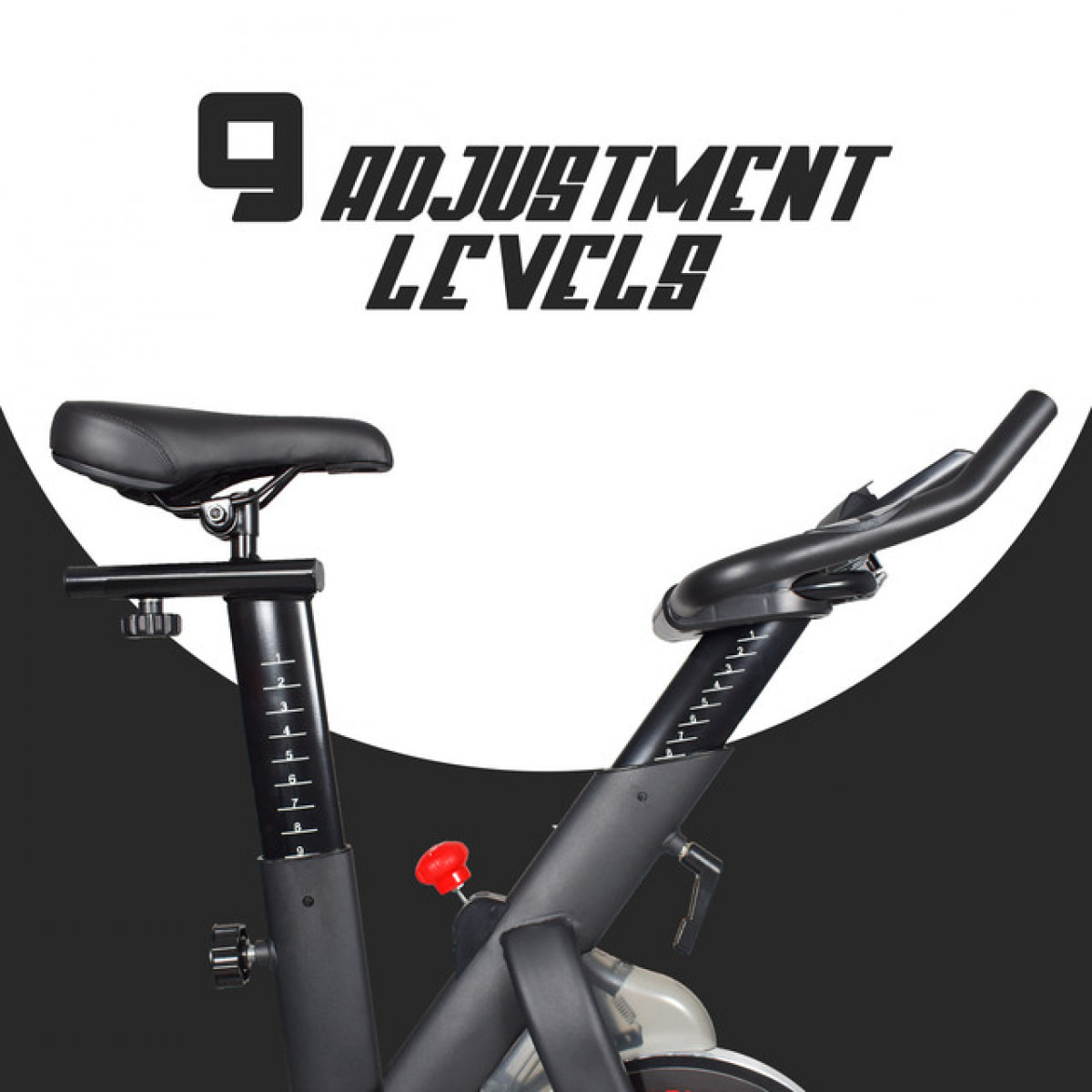 EDGE 1600 - Cyclette da corsa professionale con volano da 16 kg a resistenza magnetica, display LCD, software di monitoraggio