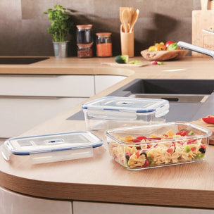Set de 3 recipientes Pure Box Active -  122 + 82 + 38 cl