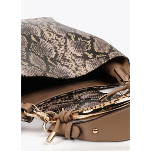 Borsa Shopper con Manico Metallico