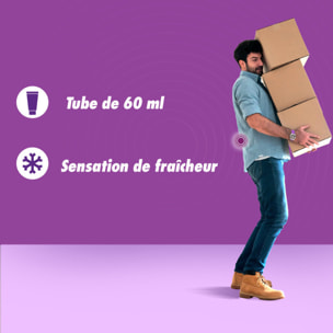 Fisiocrem Cream Active - Crème Apaisante Zones de Tension - 93% Ingrédients Naturels - Arnica, Calendula, Millepertuis & Arbre à Thé - 60ml