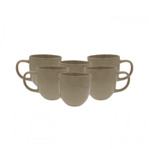 Lot de 6 mugs, DUNE