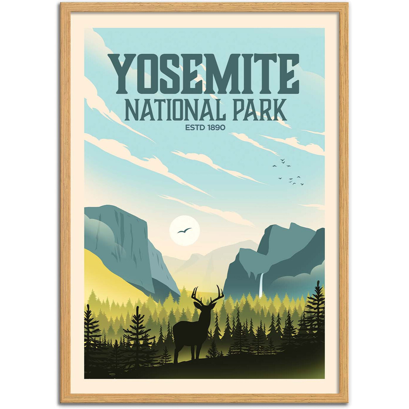 Affiche - Yosemite National Park - Studio Inception