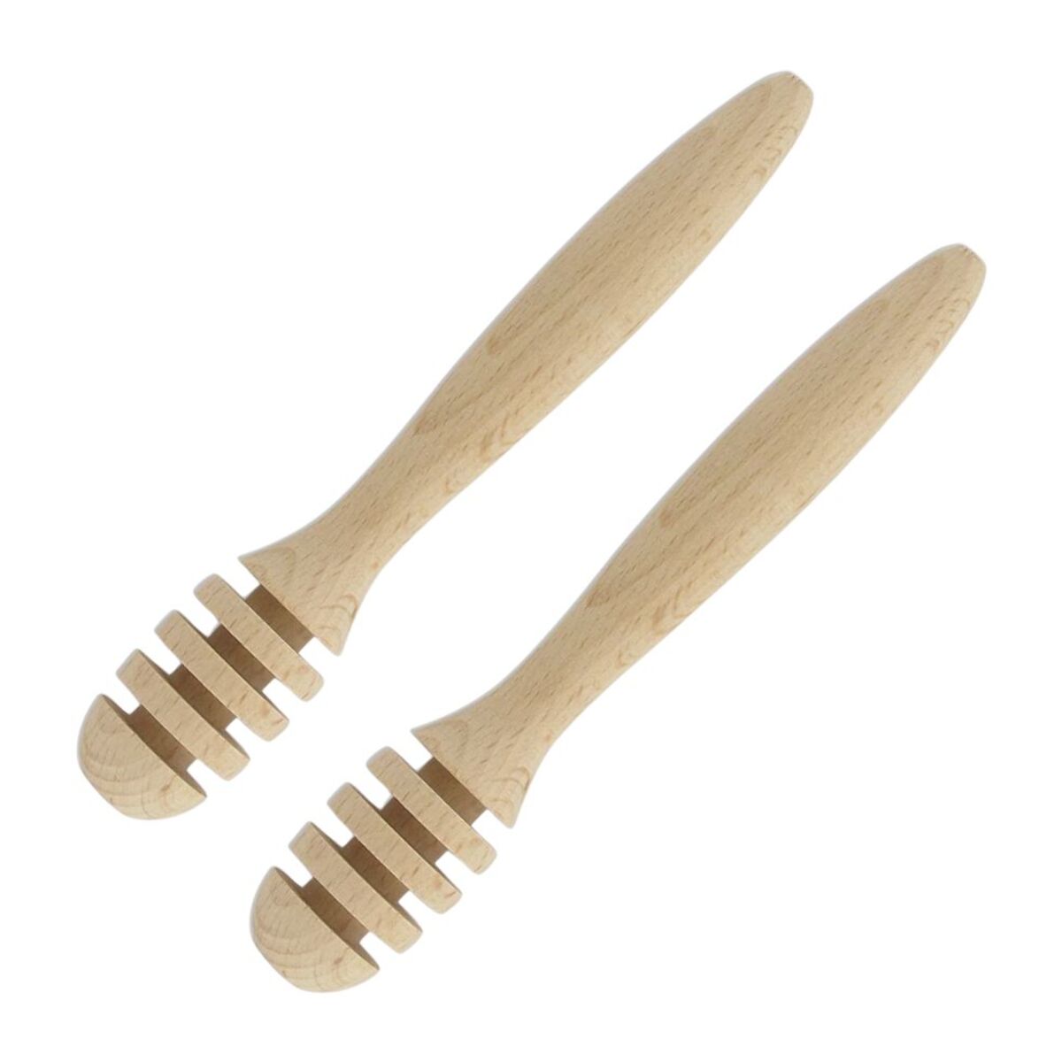 Ensemble de 2 Cuillères à miel en bois Fackelmann Wood Edition