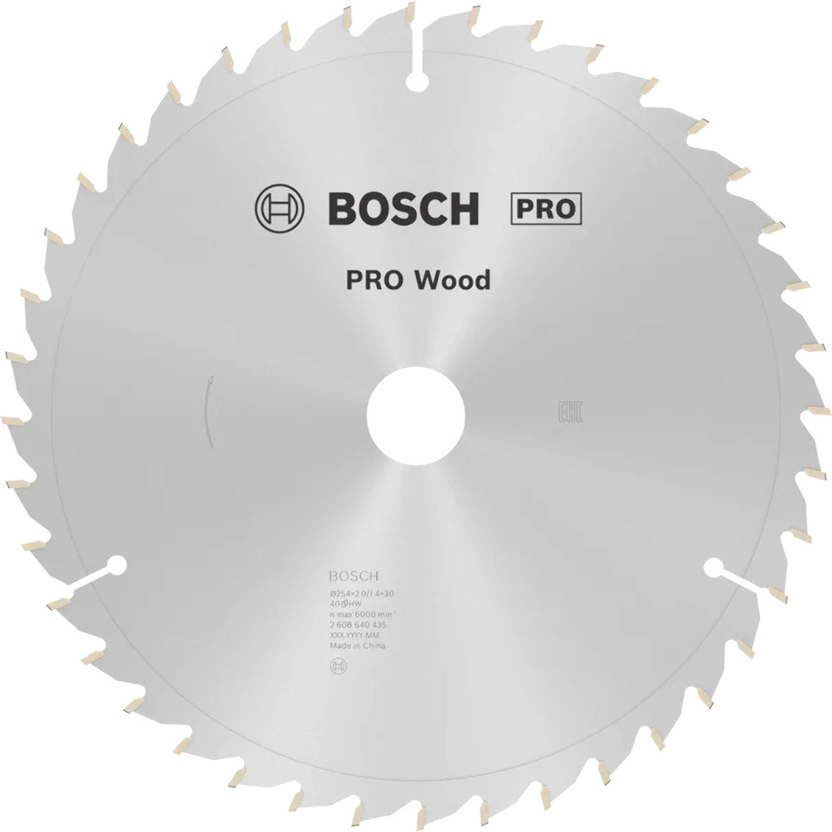 Lame de scie circulaire Optiline Wood Ø 30mm - 305 x 30 x 2,5 mm, 40 - 2 608 640 440