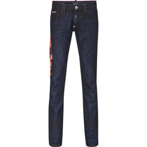 PHILIPP PLEIN straight cut "blue blue"